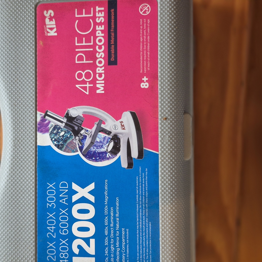 Kids 48-Piece Microscope Set